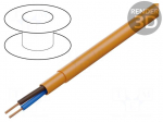 Wire | PUR-ORANGE-OB | 2x0.75mm2 | unshielded | 300V,500V | Cu | orange