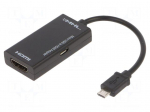 Adapter | HDMI socket,USB B micro socket,USB B micro plug