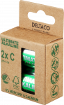 Ultimate Alkaline C battery DELTACO Nordic Swan Ecolabelled, 2-pack / ULT-LR14-2P