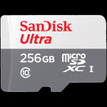 SanDisk Ultra microSDXC 256GB 100MB/s Class 10 UHS-I