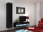 Cama Living room cabinet set VIGO NEW 13 black/black gloss