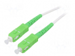 Fiber patch cord | OS2 | SC/APC,both sides | 30m | 9/125um | LSZH | LAN