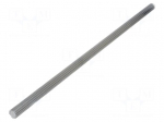 Heatsink: extruded | L: 1000mm | aluminium | raw