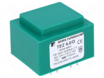 Transformer: encapsulated | 4VA | 400VAC | 24V | 166.6mA | PCB | IP00