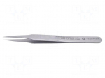 Tweezers | 120mm | Blades: narrowed | Blade tip shape: sharp