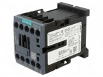 Contactor: 3-pole | NO x3 | Auxiliary contacts: NO | 24VDC | 9A | 3RT20