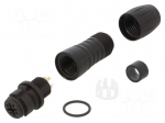 Connector: circular | plug | 620 | female | PIN: 4 | 125V | unshielded