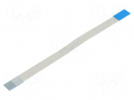 FFC tape | Cores: 8 | Tape ph: 0.5mm | L: 76mm | 60V