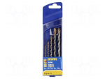 Drill set | for concrete | MASONRY | 4mm,5mm,6mm,8mm,10mm | 5pcs.
