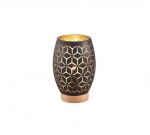 Trio Bidar table lamp E27 black/gold gaismeklis R51571080 4017807574876