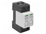 Surge arrester | Type 2 | Poles: 2 | for DIN rail mounting | -10&divide;85&deg;C