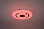 Trio Lighting WiZ Rana LED ceiling lamp 40 cm white/black RGBW lampa