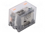 Relay: electromagnetic industrial | 4PDT | 24VDC | 12A/277VAC | PCB