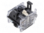 Contact block | 22mm | 04 | front fixing | screw terminals | 500VAC