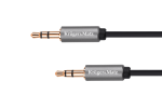 Helis&uuml;steemid ja tarvikud // Helikaablid koos pistikutega // Kabel jack 3.5 wtyk stereo - 3.5 wtyk stereo 1m Kruger&Matz Basic