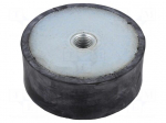 Vibration damper | &Oslash;: 100mm | Shore hardness: 55&plusmn;5 | 20000N | 2000N/mm