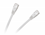 Arvuti komponendid ja tarvikud // PC/USB/LAN kaablid // Patchcord płaski UTP 8c wtyk-wtyk 5.0m CCA biały  cat.6e