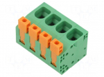 Connector: PCB terminal block | terminal | 51A | 600V | angled 90&deg;