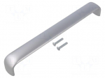 Holder | aluminium | natural | H: 32mm | L: 233mm | W: 25.5mm | handle