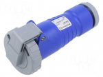 Connector: AC supply 3-phase | plug | female | 16A | 250VAC | IP&S | IP67