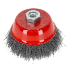 T&ouml;&ouml;riistad ja m&otilde;&otilde;teseadmed // Lisaseadmed lihvijatele, puuridele ja kruvikeerajatele // Szczotka doczołowa z drutu stal. fal. fi=100mm, m14  proline