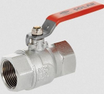 Lodveida ventilis SOLAR, 3/4" F-F, ar rokturi Lodveida ventilis SOLAR FF, gar&scaron; rokturis