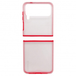 Back panel cover Evelatus Samsung Galaxy Z Flip 3 Acrylic Matte Case Red