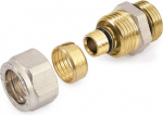 Compression male nipple 1/2'' x 16
