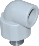 PP-R Threaded elbow &Oslash;32-3/4'' F-M 90&deg; Pipelife