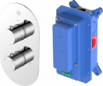 Concealed thermostatic mixer with switch, Herz
