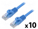 Patch cord | U/UTP | Cat: 5e | RJ45 plug,both sides | stranded | CCA