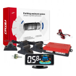 Auto- ja mootorrattatooted, elektroonika, navigatsioon, CB raadio // Parkimisandurite s&uuml;steemid | Keskluku s&uuml;steem | Autoalarmid // Czujniki parkowania cofania czarne led 3d truck bus amio-03189