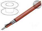 Wire | 1x2x18AWG | shielded,Al-PET foil | FEP | red | 300V | 152m | 500ft
