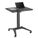 Uued tooted // Mobilne biurko stolik na laptop Maclean, czarne, pneumatyczna regulacja wysokości, 80x52cm, 8kg max, 109cm wys, MC-453B
