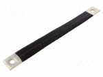 Braids | insulated earthing tape | W: 35mm | 70mm2 | &Oslash;1: 13mm | &Oslash;2: 13mm