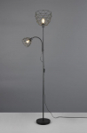Haval floor lamp E27 + E14 matt black gaismeklis