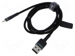 Cable | High Speed,USB 2.0 | Apple Lightning plug,USB A plug | 1m