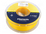 Filament: ABS | 1.75mm | yellow | 225&divide;240&deg;C | 1kg | High Speed