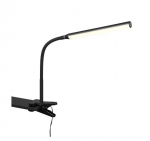 Trio Nevada LED clamp table lamp matt black gaismeklis R57941132 4017807618167
