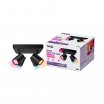 IMAGEO WiZ spot gaismeklis 4x5W B 2200-6500K RGB kvadrātveida 929003211422 8719514554573