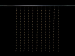 Cascade Light LED - 1.5 x 1.7 m - 176 warm white lamps - transparent wire - modulator - 24 V