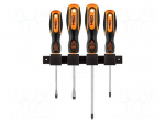 Screwdriver: universal-set | Phillips,slot | 4pcs.