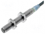 Sensor: inductive | OUT: NPN / NO | 0&divide;2mm | 12&divide;24VDC | M8 | 2m | IP67