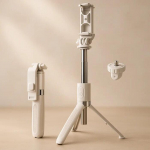 Selfie stick Riff L02 wireless extendable up to 100 cm with tripod, model L02/WH