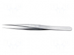 Tweezers | 120mm | for precision works | Blade tip shape: sharp