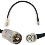 Rangeful BNC Male / PL259 50cm UHF koaksiaalkaabel &mdash; HF240 (vastab LMR240) HF240-BNCM-PL-0.5