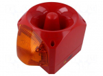 Signaller: lighting-sound | 110/230VAC | siren,flashing light | LED