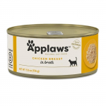 APPLAWS Chicken breast in broth - wet cat food - 156g