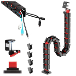 Uued tooted // Organizer kabli / maskownica do biurka Nano RS, 1345mm, czano czerwony, RS125