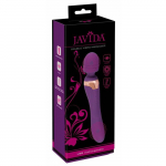 Handheld massager Javida 05882020000 &mdash; rechargeable silicone vibrator, 21.8 cm length, &Oslash; 3.8 cm, 8 vibration modes